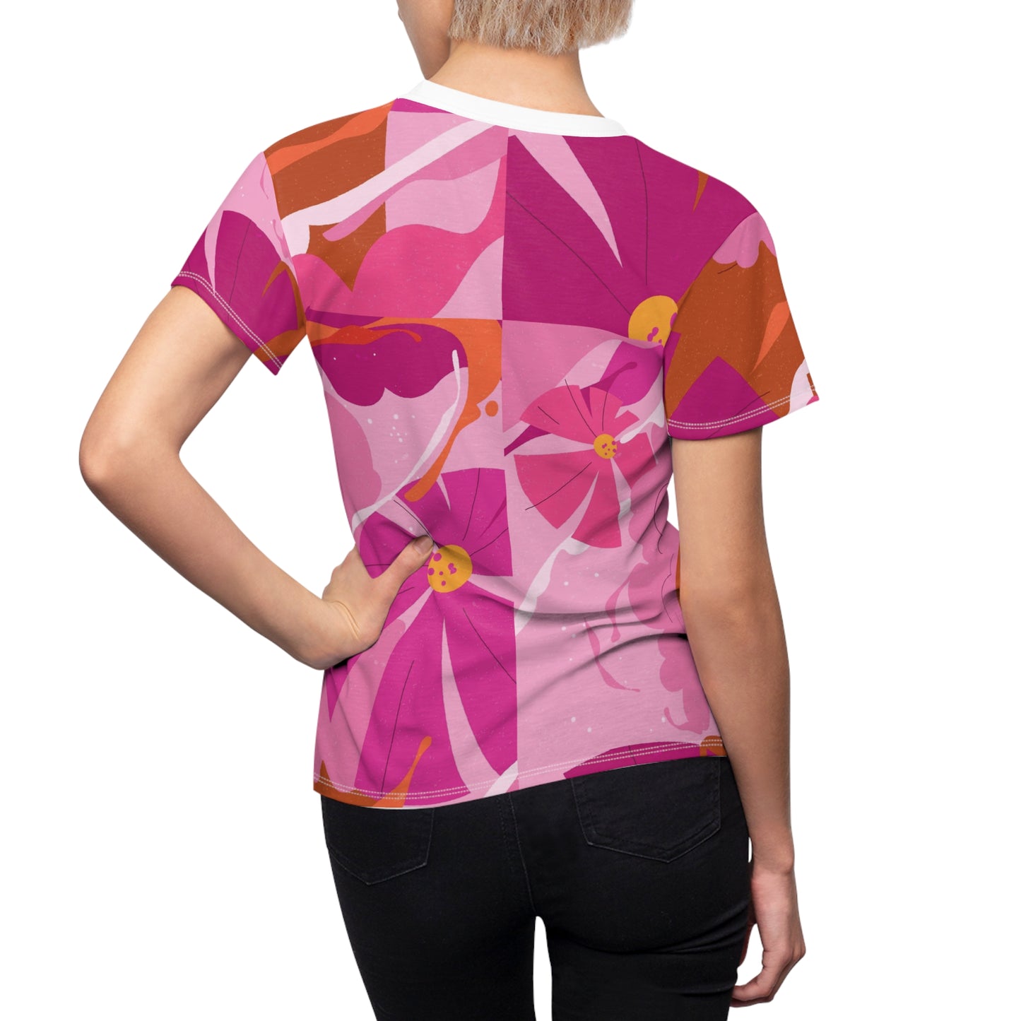 Printed pink T-shirt