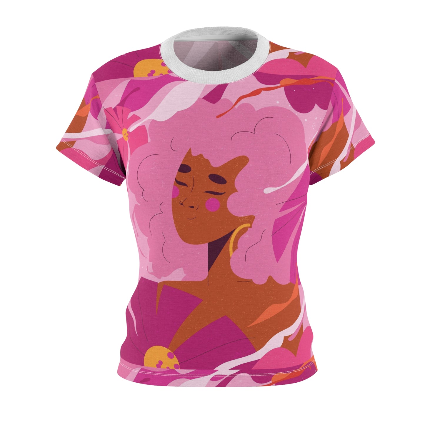 Printed pink T-shirt