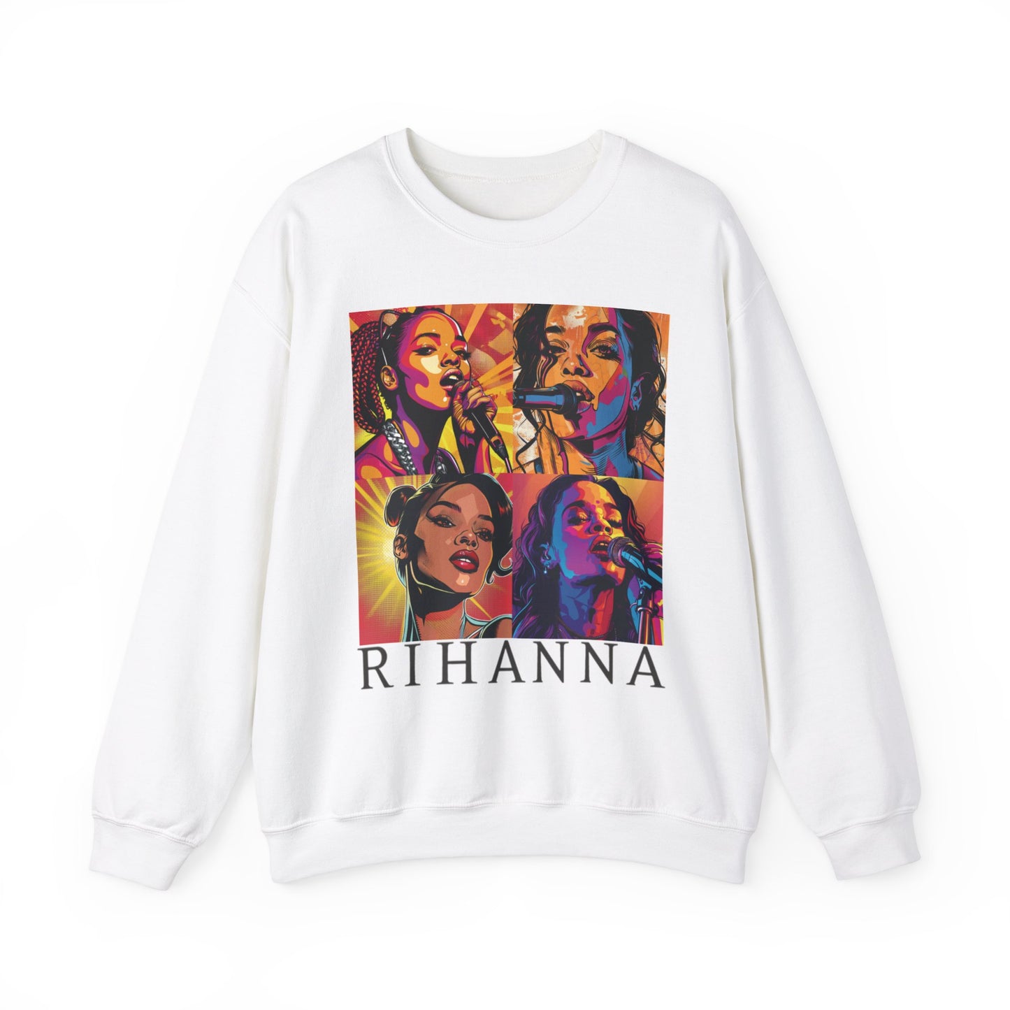 Rock with Rihanna Printed Sweatshirt !